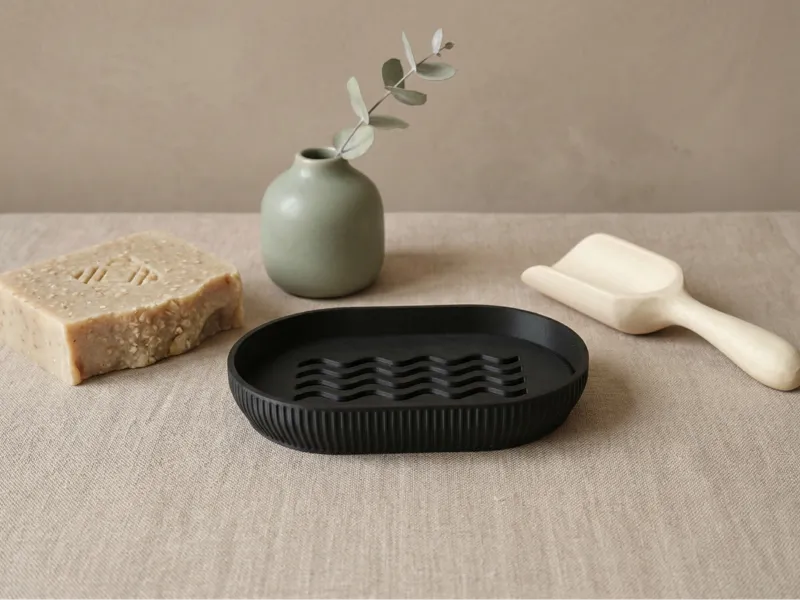 NAMI – Minimalistische Seifenschale mit Wellen