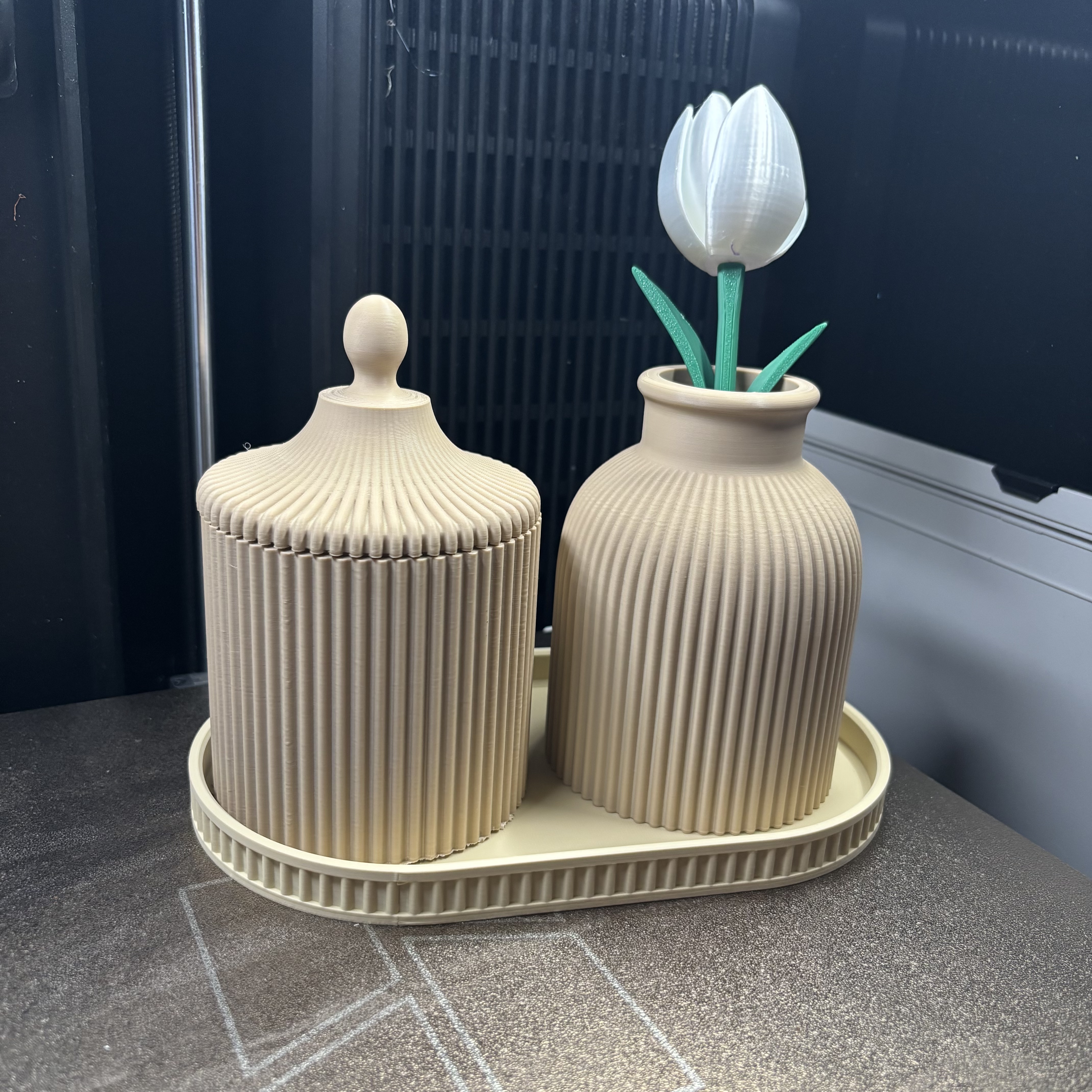 Miniatura 1 do modelo 3D 斯堪的纳维亚托盘-共7个形状(Q_Craft)