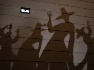 saja boys silhouette (Kpop Demon Hunters)