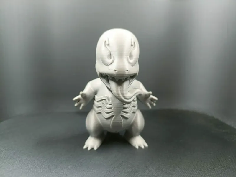Charmander Venomized Pokemon Marvel Fanart 3D