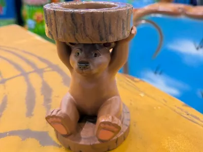 bear trinket tray / ashtray