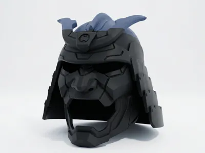 Cyber Kabuto – A Modern Samurai Helmet Reimagined