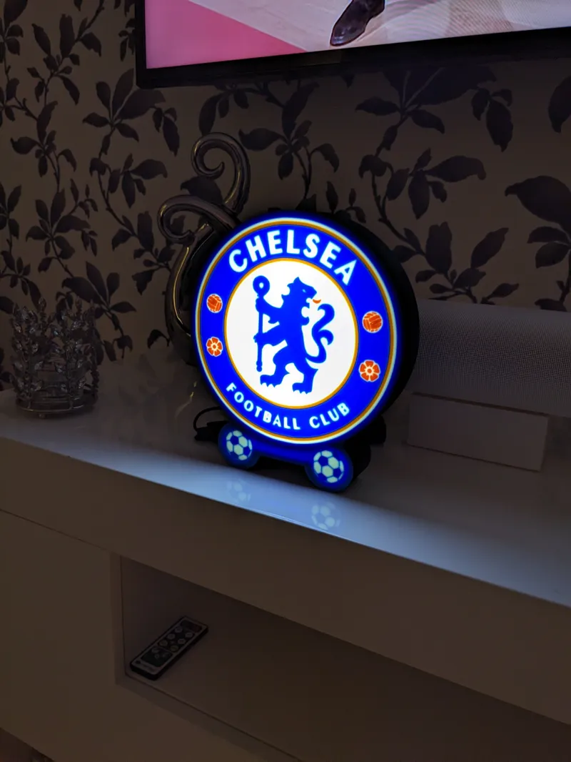 Chelsea football club led light box