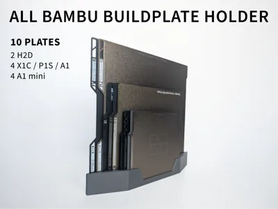 All Bambu buildplate holder H2D