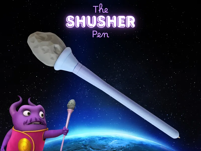 The Shusher Pen – Scepter-Style Pen Body (for BIC)