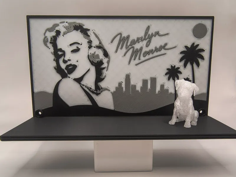 Marilyn Monroe Wall Shelf - 70s Icons