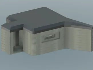 Bunker ww2 wargaming tabletop terrain diarama V2