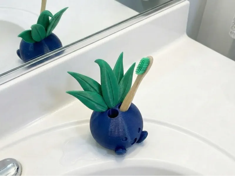 Oddish Prime: The Pokemon Toothbrush Holder