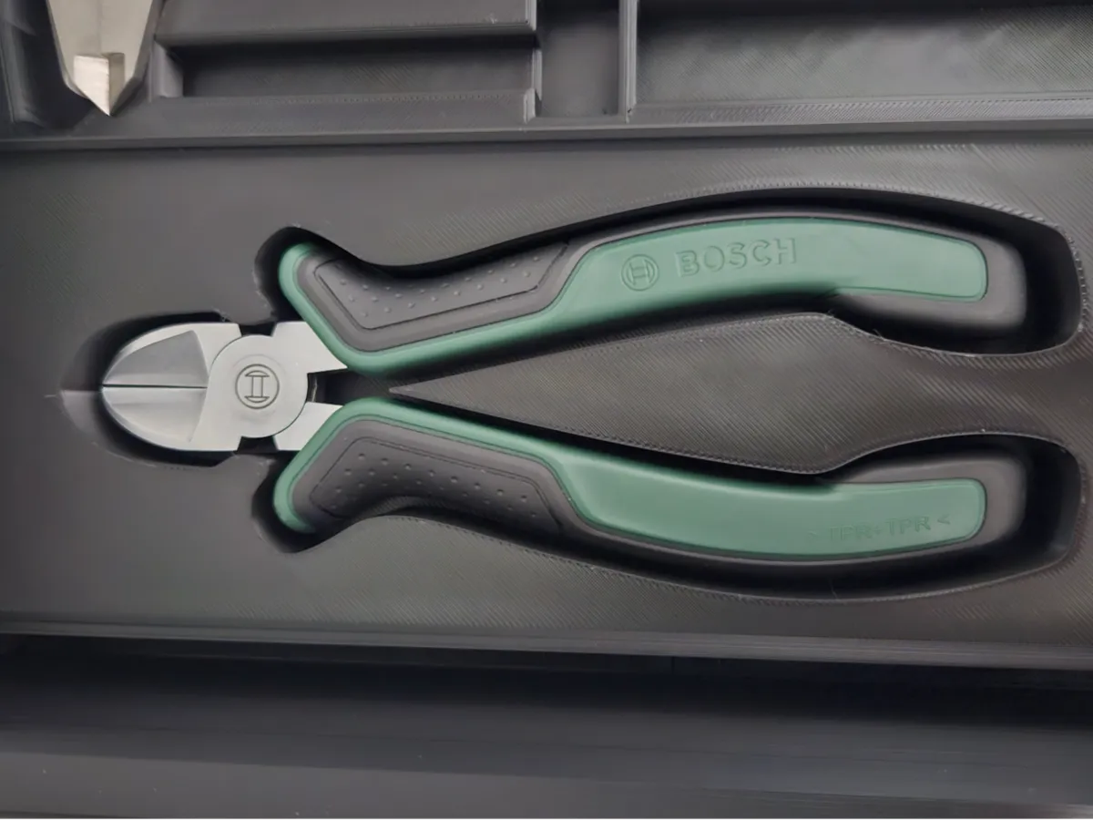 Gridfinity: Bosch Diagonal Side Cutter Holder - Free 3D Print Model ...