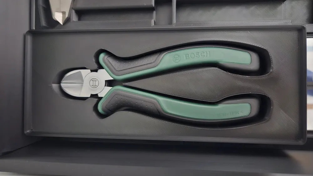 Gridfinity: Bosch Diagonal Side Cutter Holder - Free 3D Print Model ...