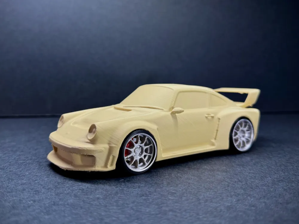 3Dプリント シンガー ポルシェ 911 DLS ターボ トラック - 1/24
