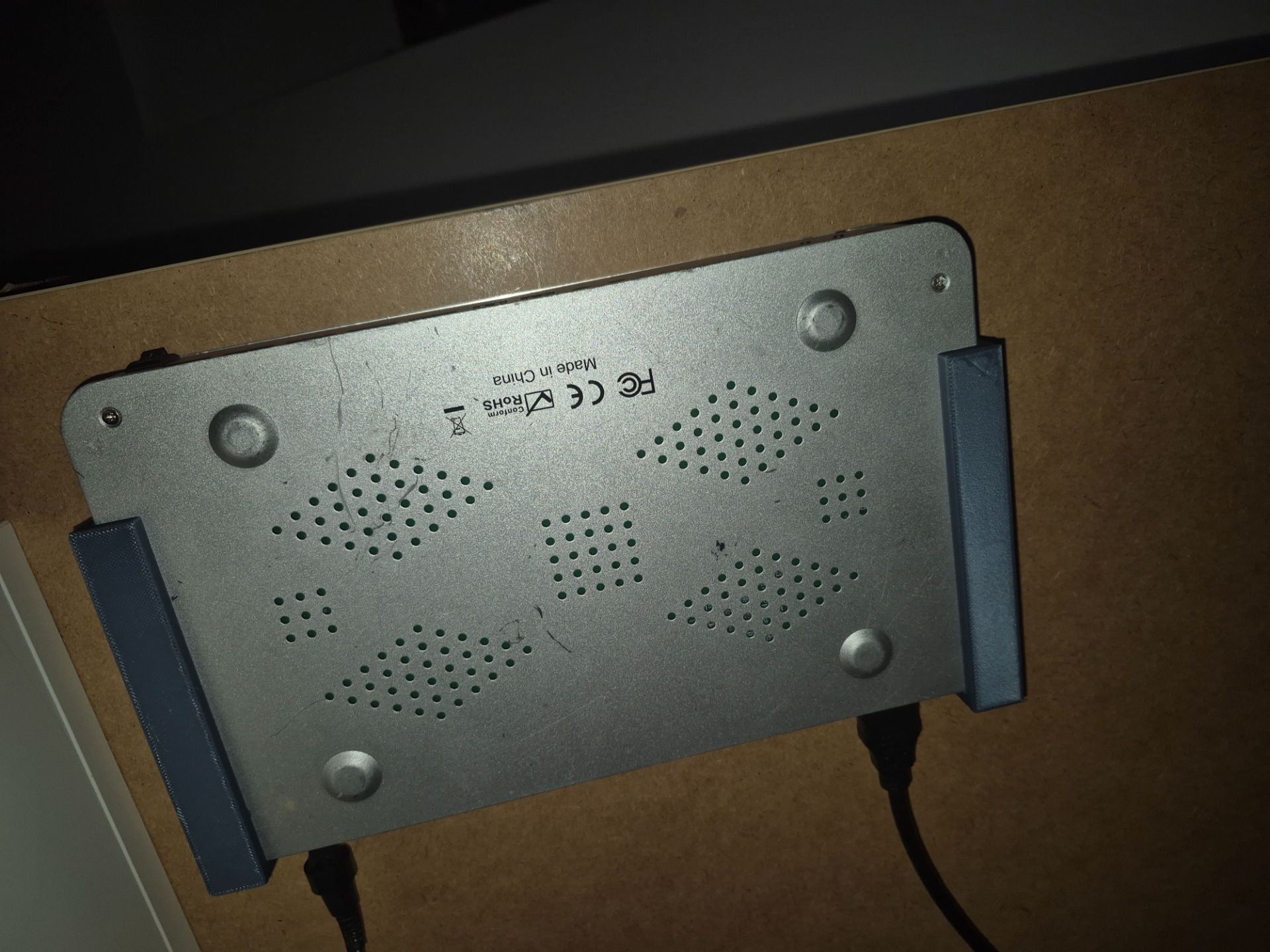 Under table holder for Hdmi 4x2 KVM Matrix 3D model