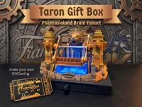 Fahrgeschäft und Geschenkbox