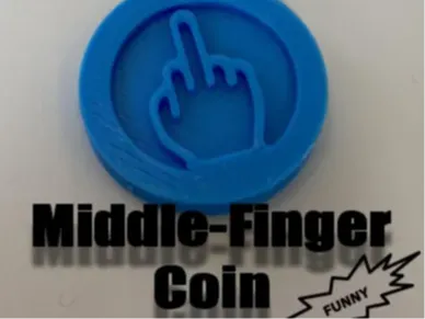 Middle Finger Coin