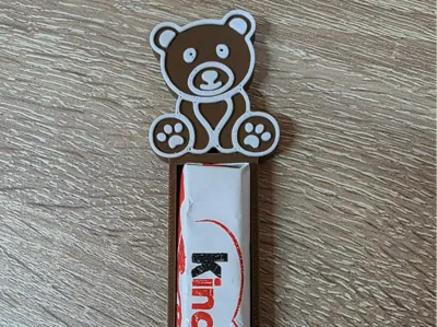 Bear Merci & Kinder chocolate holder