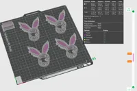 Rond de serviette lapin de Pâques — photo 8