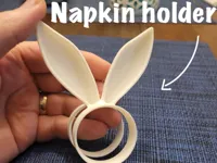 Rond de serviette lapin de Pâques — photo 1
