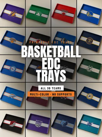 Bandeja organizadora: NBA Gameday EDC Trays - All Teams Available! — vista de referencia 2