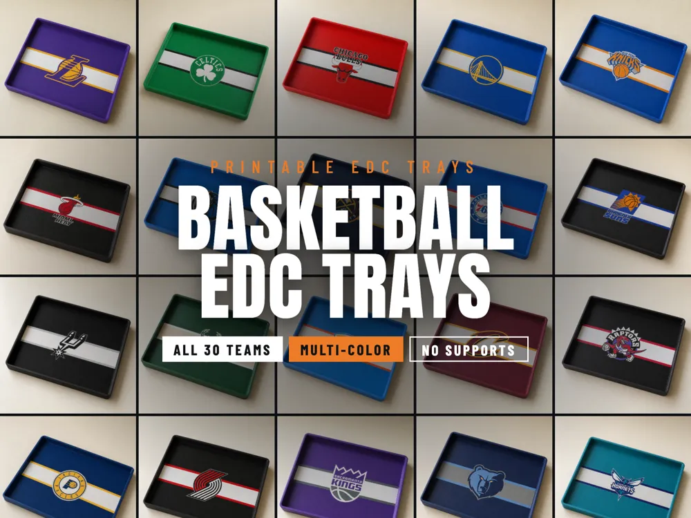Bandeja organizadora: NBA Gameday EDC Trays - All Teams Available!. Referencia del modelo original.