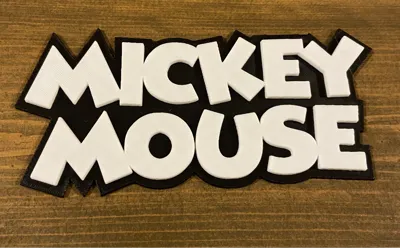 Mickey Mouse sign or nameplate