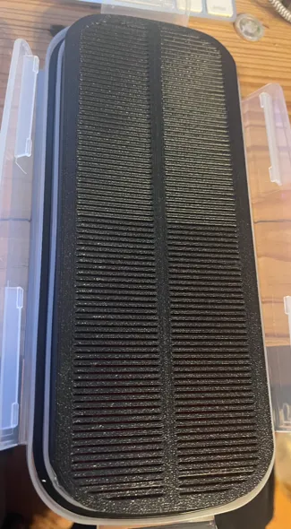 Cereal box top Desiccant holder 