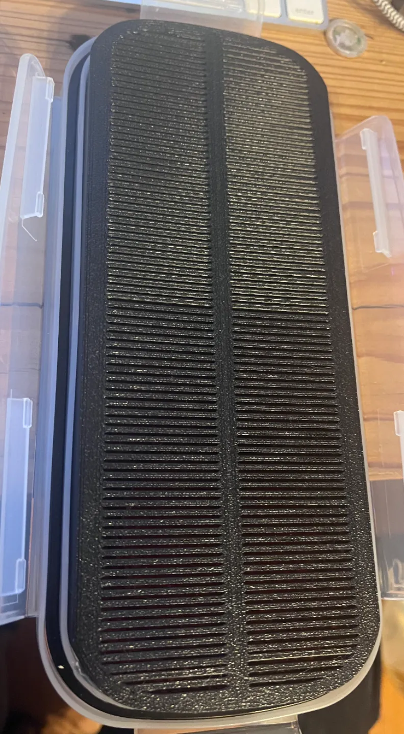Cereal box top Desiccant holder 
