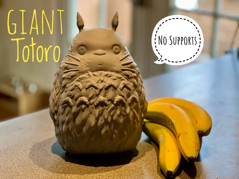 Giant Totoro - No supports!