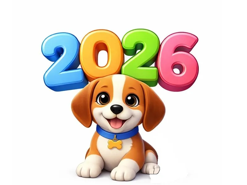 Christmas 2026 Beagle - Natale Buon 2026