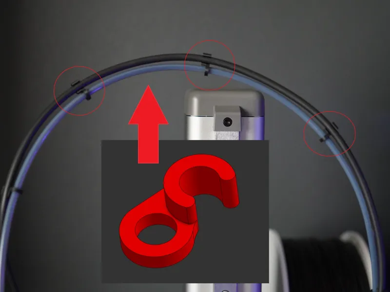 A1, A1 Mini PTFE Cable Clips