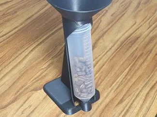 Coffee Single Dose Carrier + Funnel > Scale