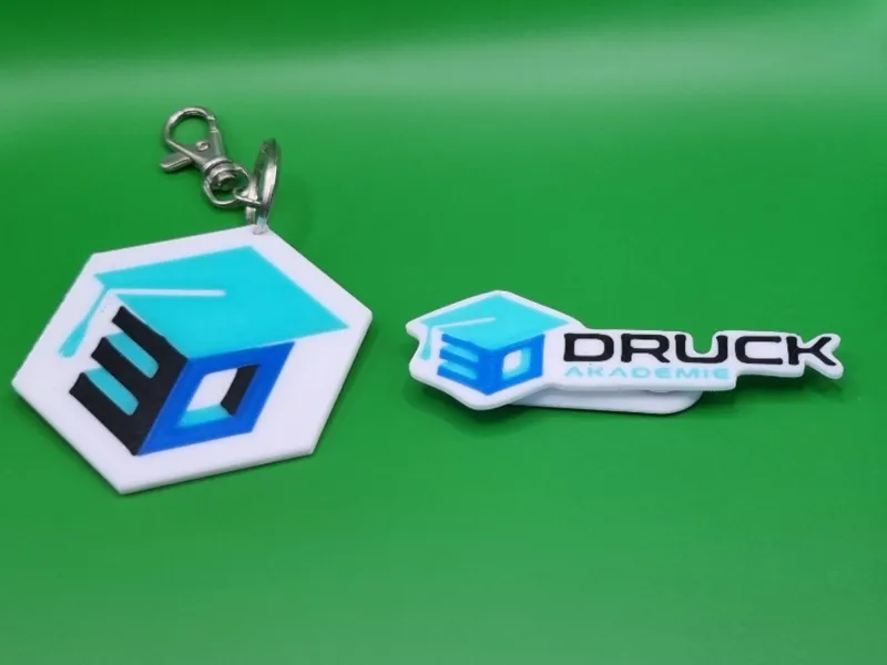 3D Druck Akademie Sticker und Anhänger
