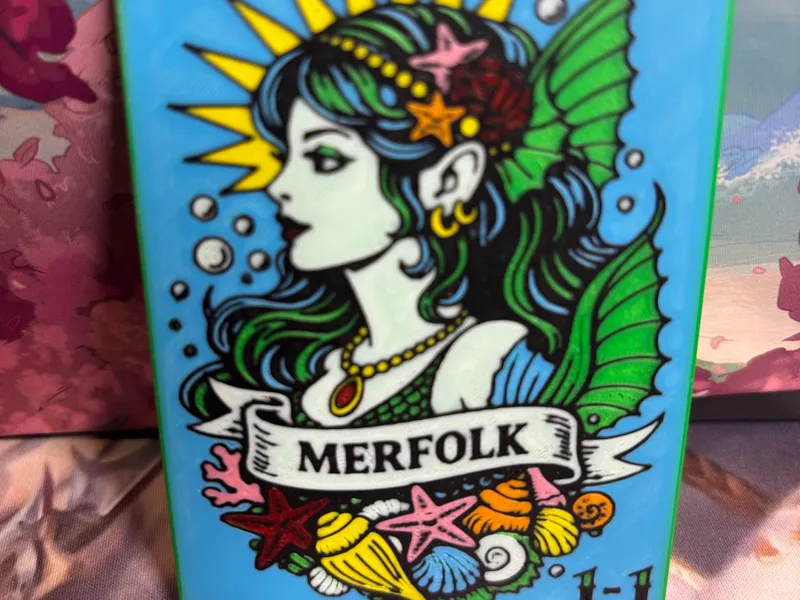 MTG Lorwyn Custom Art 1/1 Merfolk Token