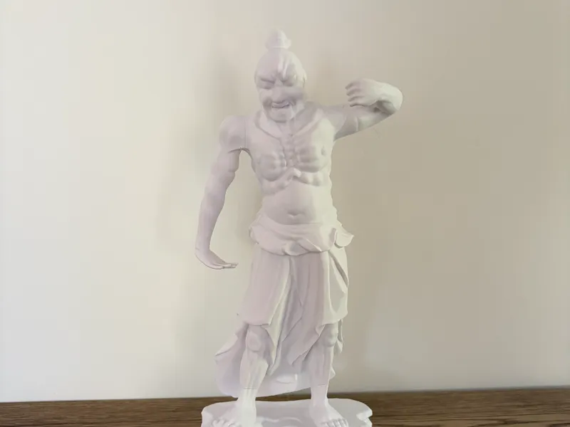Niō Guardian (Agyō) – Kamakura Temple Statue