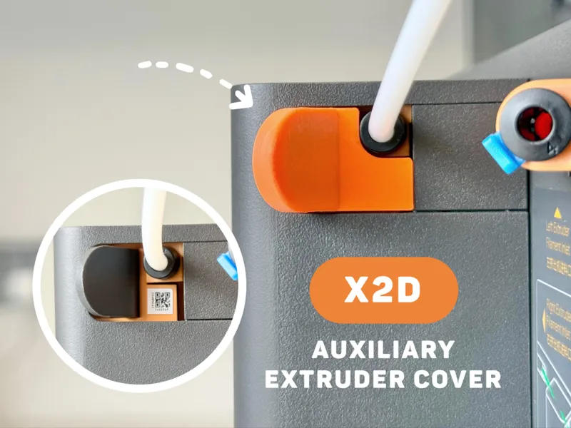 X2D Auxiliary Extruder Cover