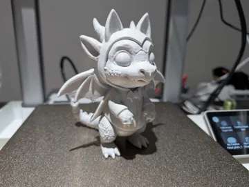 Figura decorativa: Halloween Dragon wearing a Bat Costume figurine — vista de referencia 3