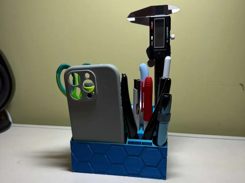 Compact Desk Organizer - Hexagon Design