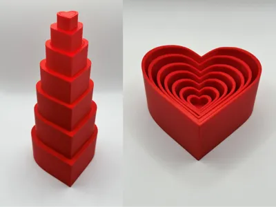Annoying nested Valentine's Day gift boxes