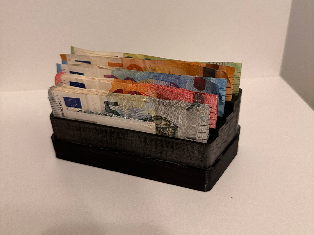 Geldschein Kassette Box für Euronoten