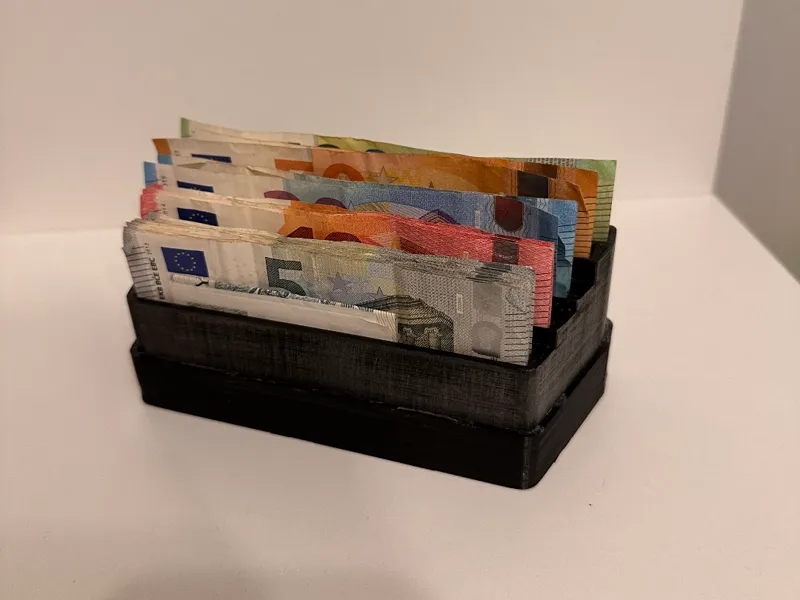 Geldschein Kassette Box für Euronoten