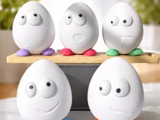 Funny Eier Ostern Osterei süß niedlich lustig