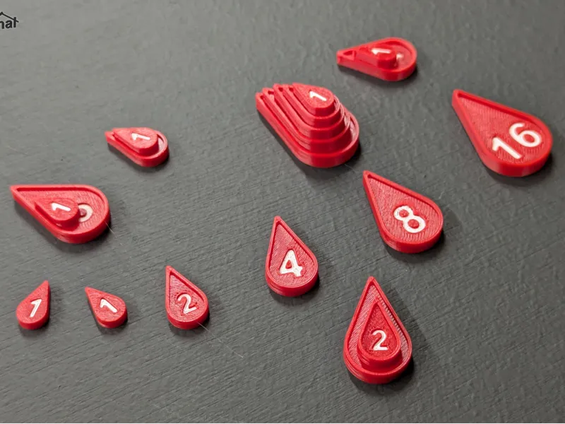 Stackable wound markers