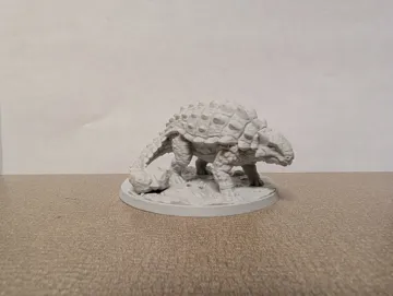 Figura decorativa: DnD Ankylosaurus dinosaur miniature — vista de referencia 3