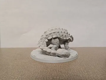 Figura decorativa: DnD Ankylosaurus dinosaur miniature — vista de referencia 4