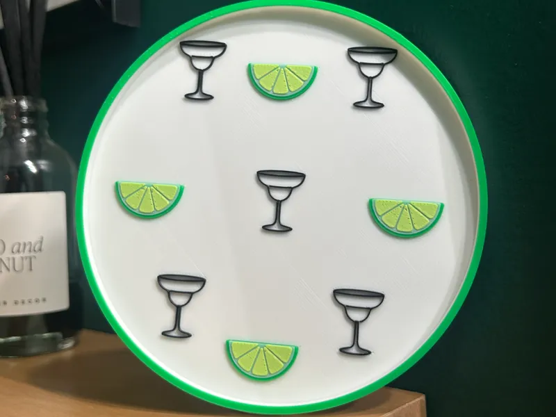 Margarita Themed Trinket Tray