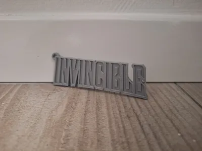 Invincible Logo Keychain