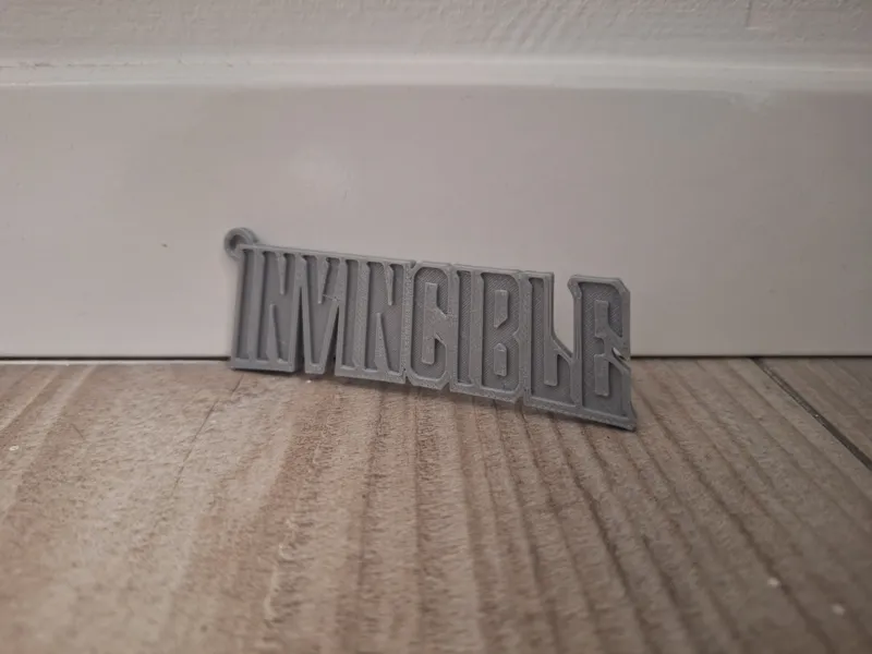Invincible Logo Keychain