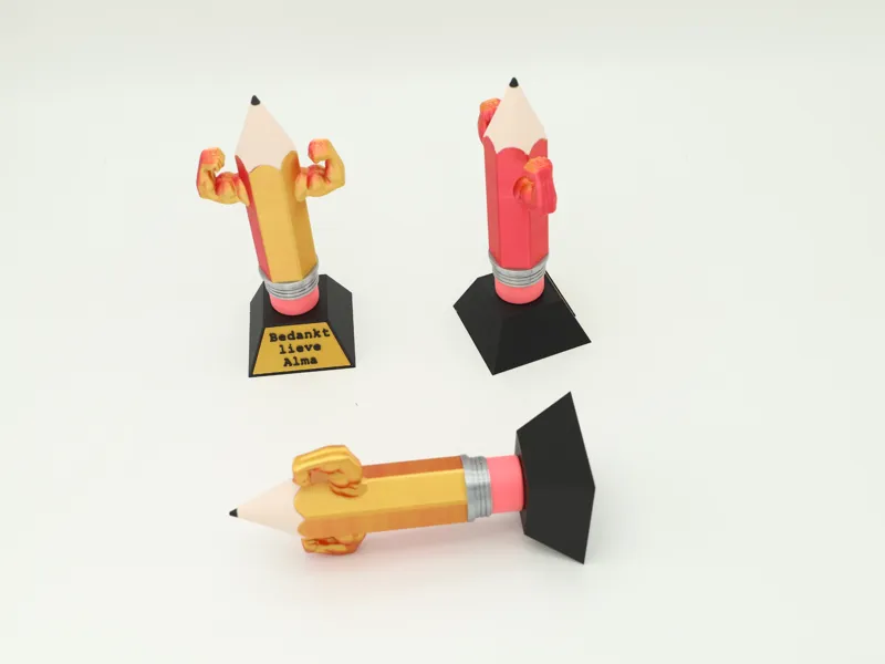 Teacher Trophy 3D Printed Gift Best Teacher Award