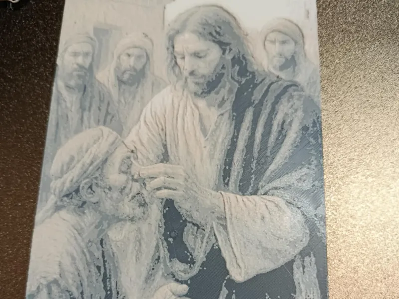 Jesus tableau hueforge