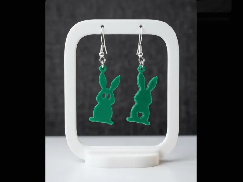 Minimalist Earring Display Stand | Quick Print