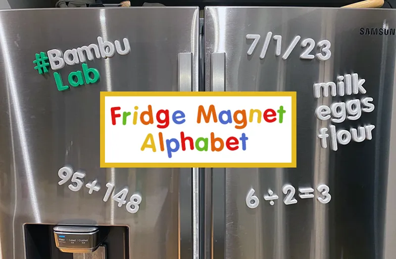Fridge Magnet Alphabet Letters
